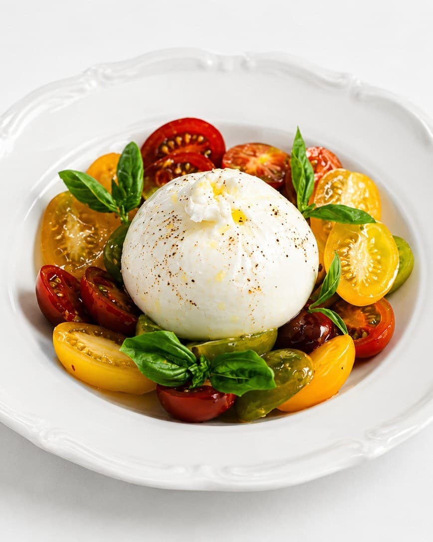 Burrata, Cherry Tomatoes