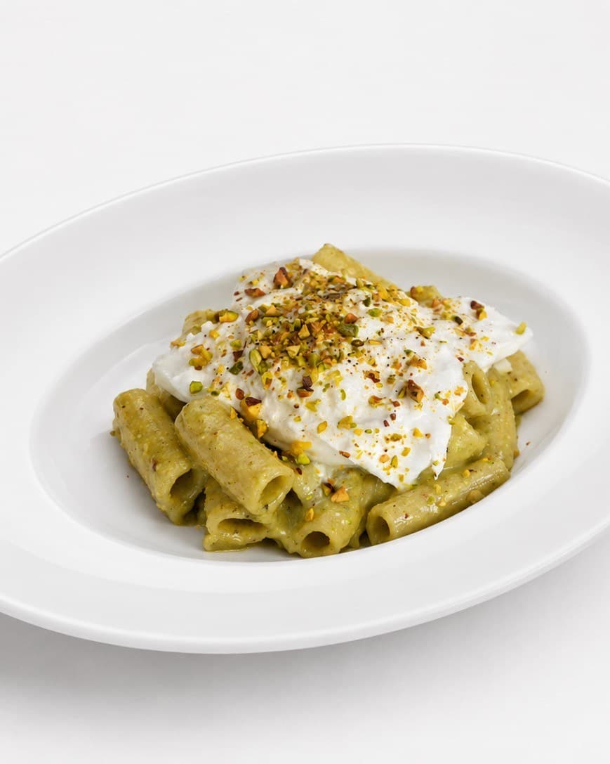 Rigatoni, Pistachio Pesto & Burrata